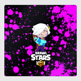 Магнитный плакат 3Х3 с принтом Brawl Stars/Колетта в Ухте, Полимерный материал с магнитным слоем | 9 деталей размером 9*9 см | bibi | crow | koletta | leon | nita | sandy | wings | бравл старс | брызги | герои | девочкам | демон | детям | единорог | звезда | звездные | колетт | краска | крылья | леон | логотипы игр | неоновые | персонажи | сенди
