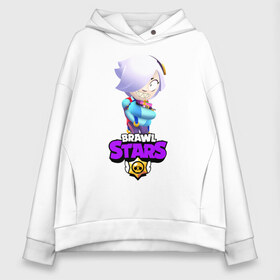 Женское худи Oversize хлопок с принтом Colette - Brawl Stars в Ухте, френч-терри — 70% хлопок, 30% полиэстер. Мягкий теплый начес внутри —100% хлопок | боковые карманы, эластичные манжеты и нижняя кромка, капюшон на магнитной кнопке | brawlstars | collete | starr park | supercell | бравл | бравлер | бравлпасс | бравлстарс | бравлстарсигра | бравлы | звездный парк | колет | колета | колетт | колетта | новый перс | перс бравл | псих | старр парк
