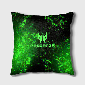 Подушка 3D с принтом ХИЩНИК | PREDATOR в Ухте, наволочка – 100% полиэстер, наполнитель – холлофайбер (легкий наполнитель, не вызывает аллергию). | состоит из подушки и наволочки. Наволочка на молнии, легко снимается для стирки | action | alien | aliens | arnold schwarzenegger | predator | predator 2 | predator hunting grounds | predator hunting grounds gameplay | predator laugh | predator movie | predator vs | predators | the predator