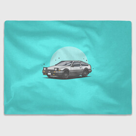 Плед 3D Хачироку АЕ86: в Ухте, 100% полиэстер | закругленные углы, все края обработаны. Ткань не мнется и не растягивается | initial d | levin | trueno | дрифт | такуми | тюнинг | хачироку