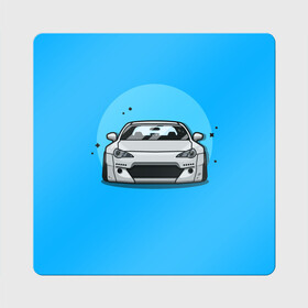 Магнит виниловый Квадрат с принтом GT86 в Ухте, полимерный материал с магнитным слоем | размер 9*9 см, закругленные углы | дрифт | ждм | пандем | рокетбанни | стенс | хачироку