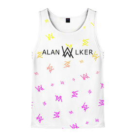 Мужская майка 3D с принтом ALAN WALKER АЛАН УОКЕР в Ухте, 100% полиэстер | круглая горловина, приталенный силуэт, длина до линии бедра. Пройма и горловина окантованы тонкой бейкой | alan | faded | house | logo | music | walker | алан | вокер | волкер | диджей | лого | логотип | логотипы | музыка | музыкант | символ | символы | танцеальная | уокер | хаус | электронная