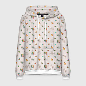 Мужская толстовка 3D Швейные безделушки: в Ухте, 100% полиэстер | двухслойный капюшон со шнурком для регулировки, мягкие манжеты на рукавах и по низу толстовки, спереди карман-кенгуру с мягким внутренним слоем. | арт | иголка | иголки | напёрсток | нитка | нитки | пуговица | пуговицы | рисунок | цветная пуговица | цветные пуговицы