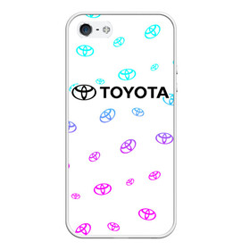 Чехол для iPhone 5/5S матовый с принтом TOYOTA ТОЙОТА в Ухте, Силикон | Область печати: задняя сторона чехла, без боковых панелей | auto | camry | corolla | cruiser | land | logo | moto | rav | supra | toyota | авенсис | авто | автомобиль | камри | королла | крузер | ленд | лого | логотип | логотипы | марка | мото | рав | символ | тоета | тоеты | тойота | тойоты
