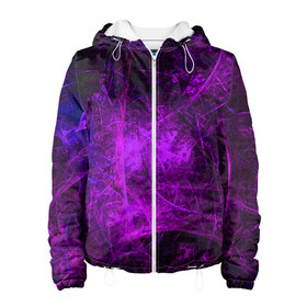 Женская куртка 3D с принтом Tenner в Ухте, ткань верха — 100% полиэстер, подклад — флис | прямой крой, подол и капюшон оформлены резинкой с фиксаторами, два кармана без застежек по бокам, один большой потайной карман на груди. Карман на груди застегивается на липучку | background | lines | patterns | pink | shadow | абстракция | линии | розовый | тень | узоры | фон