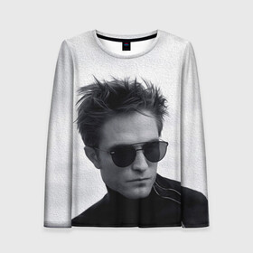 Женский лонгслив 3D с принтом ROBERT PATTINSON в Ухте, 100% полиэстер | длинные рукава, круглый вырез горловины, полуприлегающий силуэт | batman | devil all the time | robert pattinson | the batman | twilight | бетмен | бэтмен | дьявол всегда здесь | роберт паттинсон | сумерки