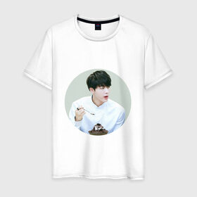 Мужская футболка хлопок с принтом BTS в Ухте, 100% хлопок | прямой крой, круглый вырез горловины, длина до линии бедер, слегка спущенное плечо. | bangtan boys | bangtan sonyeondan | beyond the scene | bt21 | bts | bulletproof boy scouts | chibi | j hope | jimin | jin | jungkook | k pop | kpop | rm | suga | v | ви | джей хоуп | джонгук | к поп | кпоп | сюга | чиби | чимин | чин