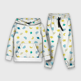 Детский костюм 3D (с толстовкой) Спокойной ночи: в Ухте,  |  | арт | белый | звезда | звёздочка | луна | ночь | облачко | рисунок | сатурн | сон | спокойной ночи | туча | тучка