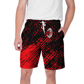 Мужские шорты 3D с принтом MILAN. в Ухте,  полиэстер 100% | прямой крой, два кармана без застежек по бокам. Мягкая трикотажная резинка на поясе, внутри которой широкие завязки. Длина чуть выше колен | 
