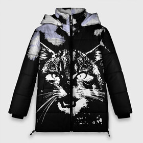 Женская зимняя куртка 3D кот: в Ухте, верх — 100% полиэстер; подкладка — 100% полиэстер; утеплитель — 100% полиэстер | длина ниже бедра, силуэт Оверсайз. Есть воротник-стойка, отстегивающийся капюшон и ветрозащитная планка. 
Боковые карманы с листочкой на кнопках и внутренний карман на молнии | животные | звери | зевающий кот | кися | кот | котенок | котики | коты | кричащий кот | минимализм | питомцы | прикольные картинки