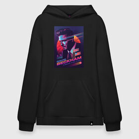 Худи SuperOversize хлопок с принтом Cyberpunk art neon 11-90 в Ухте, 70% хлопок, 30% полиэстер, мягкий начес внутри | карман-кенгуру, эластичная резинка на манжетах и по нижней кромке, двухслойный капюшон
 | art | neon aesthetic | neon art | vaporwave art | киберпанк | цифровые файлы