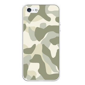 Чехол для iPhone 5/5S матовый с принтом camouflage 1 в Ухте, Силикон | Область печати: задняя сторона чехла, без боковых панелей | армия россии | войска | камуфляж | орнамент | узор