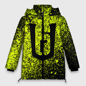 Женская зимняя куртка 3D с принтом RAINBOW SIX SIEGE в Ухте, верх — 100% полиэстер; подкладка — 100% полиэстер; утеплитель — 100% полиэстер | длина ниже бедра, силуэт Оверсайз. Есть воротник-стойка, отстегивающийся капюшон и ветрозащитная планка. 

Боковые карманы с листочкой на кнопках и внутренний карман на молнии | 6 | outbreak | rainbow | rainbow six siege | six | tom clancys | радуга осада | том клэнси