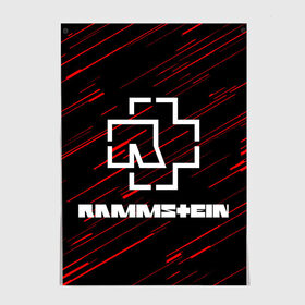 Постер с принтом Rammstein. в Ухте, 100% бумага
 | бумага, плотность 150 мг. Матовая, но за счет высокого коэффициента гладкости имеет небольшой блеск и дает на свету блики, но в отличии от глянцевой бумаги не покрыта лаком | music | rammstein | rock | индастриал метал | метал группа | музыка | музыкальная группа | немецкая метал группа | рамштайн | рок | хард рок