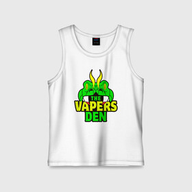 Детская майка хлопок с принтом GTA Online: The Vapers Den в Ухте,  |  | Тематика изображения на принте: auto | game | grand | gta | gta5 | los santos | rockstar | theft | гта | гта5 | игра | лос сантос | майкл | онлайн | рокстар | тревор | франклин