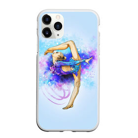 Чехол для iPhone 11 Pro матовый с принтом Художественная гимнастика в Ухте, Силикон |  | gymnastics | rhythmic gymnastics | гимнастика | спорт | художественная гимнастика