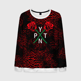 Мужской свитшот 3D с принтом ТИКТОКЕР - PAYTON MOORMEIE. в Ухте, 100% полиэстер с мягким внутренним слоем | круглый вырез горловины, мягкая резинка на манжетах и поясе, свободная посадка по фигуре | 