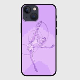 Чехол для iPhone 13 mini с принтом Гимнастика в Ухте,  |  | Тематика изображения на принте: gymnastics | rhythmic gymnastics | гимнастика | спорт | художественная гимнастика