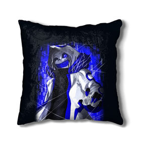 Подушка 3D с принтом UNDERTALE в Ухте, наволочка – 100% полиэстер, наполнитель – холлофайбер (легкий наполнитель, не вызывает аллергию). | состоит из подушки и наволочки. Наволочка на молнии, легко снимается для стирки | sans | undertale | андертале | андертейл | игра | подземная история | подземная сказка | санс | ундертале