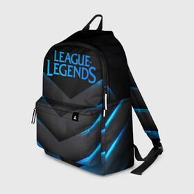 Рюкзак 3D с принтом League of Legends в Ухте, 100% полиэстер | лямки с регулируемой длиной, сверху петелька, чтобы рюкзак можно было повесить на вешалку. Основное отделение закрывается на молнию, как и внешний карман. Внутри два дополнительных кармана, один из которых закрывается на молнию. По бокам два дополнительных кармашка | jinx | kda | league | lol | moba | pentakill | riot | rise | rus | skins | варвик | варус | воин | легенд | лига | лол | маг | стрелок | танк | чемпион