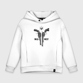 Детское худи Oversize хлопок с принтом WILD WEST Дикий запад 1 в Ухте, френч-терри — 70% хлопок, 30% полиэстер. Мягкий теплый начес внутри —100% хлопок | боковые карманы, эластичные манжеты и нижняя кромка, капюшон на магнитной кнопке | usa | wild west | америка | дикий запад | звезда | индейцы | ковбои | оружие | пистолет | револьвер | сша | шериф