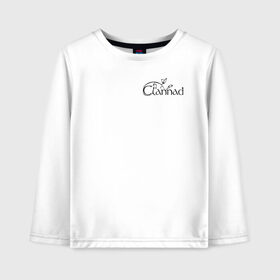Детский лонгслив хлопок с принтом КЛАННАД в Ухте, 100% хлопок | круглый вырез горловины, полуприлегающий силуэт, длина до линии бедер | Тематика изображения на принте: anime | clannad | dango | manga | аниме | данго | кланнад | манга