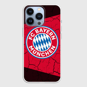 Чехол для iPhone 13 Pro FC BAYERN   БАВАРИЯ: в Ухте,  |  | bayern | club | fc | footbal | logo | бавария | знак | клуб | лого | логотип | логотипы | символ | символы | форма | футбол | футбольная | футбольный