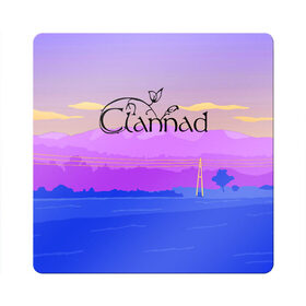 Магнит виниловый Квадрат с принтом АНИМЕ в Ухте, полимерный материал с магнитным слоем | размер 9*9 см, закругленные углы | anime | clannad | dango | manga | аниме | данго | кланнад | манга