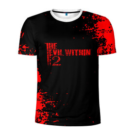 Мужская футболка 3D спортивная с принтом The Evil Within в Ухте, 100% полиэстер с улучшенными характеристиками | приталенный силуэт, круглая горловина, широкие плечи, сужается к линии бедра | bethesda softworks | evil within | gameplay | games | horror | pc | play | playstation 4 | ps4 | survival horror | tango gameworks | the evil within | the evil within (video game) | the evil within 2 | walkthrough | xbox one