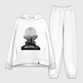 Женский костюм хлопок Oversize с принтом Легенда об Аанге в Ухте,  |  | aang | avatar | avatar the last airbender | catara | zuko | аанг | аватар | азула | айро | вода | земля | зуко | катара | корра | маг воздуха | огонь | сокка | тоф