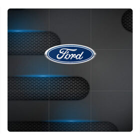 Магнитный плакат 3Х3 с принтом FORD в Ухте, Полимерный материал с магнитным слоем | 9 деталей размером 9*9 см | Тематика изображения на принте: ford | авто | автомобиль | логотип | марка | машина | надпись | текстура | форд