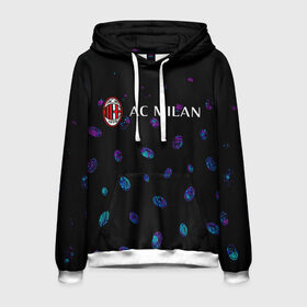 Мужская толстовка 3D с принтом AC MILAN / МИЛАН в Ухте, 100% полиэстер | двухслойный капюшон со шнурком для регулировки, мягкие манжеты на рукавах и по низу толстовки, спереди карман-кенгуру с мягким внутренним слоем. | ac | ac milan | acm | football | logo | milan | sport | клуб | лого | логотип | логотипы | милан | символ | символы | спорт | форма | футбол | футбольная | футбольный