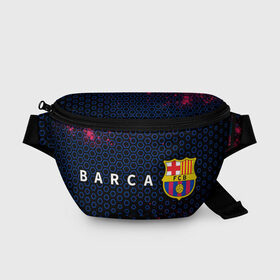 Поясная сумка 3D с принтом BARCELONA / БАРСЕЛОНА в Ухте, 100% полиэстер | плотная ткань, ремень с регулируемой длиной, внутри несколько карманов для мелочей, основное отделение и карман с обратной стороны сумки застегиваются на молнию | barca | barcelona | barsa | barselona | fcb | logo | messi | барса | барселона | знак | клуб | лого | логотип | логотипы | месси | символ | символы | футбол | футбольная | футбольный