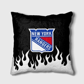 Подушка 3D с принтом Нью-Йорк Рейнджерс в Ухте, наволочка – 100% полиэстер, наполнитель – холлофайбер (легкий наполнитель, не вызывает аллергию). | состоит из подушки и наволочки. Наволочка на молнии, легко снимается для стирки | hockey | new york | new york rangers | nhl | rangers | usa | нхл | нью йорк | нью йорк рейнджерс | рейнджерс | спорт | сша | хоккей | шайба