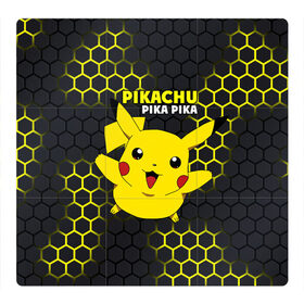 Магнитный плакат 3Х3 Pikachu Pika Pika: в Ухте, Полимерный материал с магнитным слоем | 9 деталей размером 9*9 см | pika | pikachu | аниме | детская | детям | игры | молния | мышка | мышь | пика | пикачу | покемон | покемоны