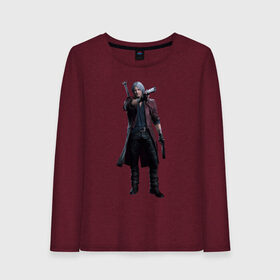 Женский лонгслив хлопок с принтом Devil May Cry 5 Dante в Ухте, 100% хлопок |  | action | capcom | dante | demon slayer | devil may cry | devil may cry 5 | devil trigger | dmc | dmc5 | hack and slash | son of sparda | данте | кэпком | сын спарды | экшен