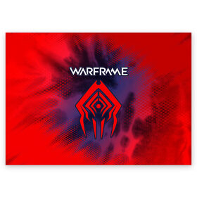 Поздравительная открытка с принтом WARFRAME / ВАРФРЕЙМ в Ухте, 100% бумага | плотность бумаги 280 г/м2, матовая, на обратной стороне линовка и место для марки
 | Тематика изображения на принте: 