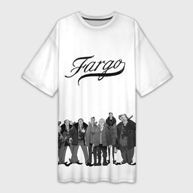 Платье-футболка 3D Fargo: в Ухте, | | fargo | билли боб торнтон | кирстен данст | колин хэнкс | лестер найгаард | лорн малво | мартин фриман | патрик уилсон | сериал | сериалы | фарго