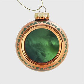 Стеклянный ёлочный шар Абстракция: в Ухте, Стекло | Диаметр: 80 мм | абстракция | градиент | минимализм | рисунок