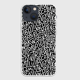 Чехол для iPhone 13 mini с принтом АНГЛИЙСКИЕ БУКВЫ в Ухте,  |  | books | english | words | алфавит | английский | буквы | граффити | калиграфия | надписи | паттерн | текстуры