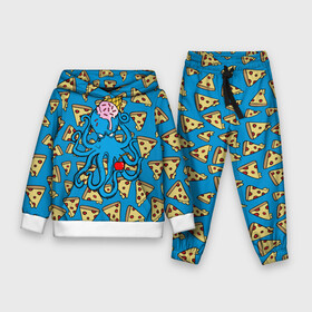 Детский костюм 3D (с толстовкой) с принтом BLINK 182 в Ухте,  |  | Тематика изображения на принте: angels and airwaves | ava | mark hoppus | moon man | music | rock | tom delonge | космонавт | космос | луна | музыка | осьминог | рок