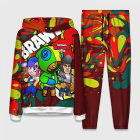 Женский костюм 3D (с толстовкой) с принтом BRAWL STARS в Ухте,  |  | 8 bit | bea | bib | brawl stars | crow | leon | max | nita | sally leon | shark | акула | биа | биби | бравл старс | ворон | игра | леон | макс | нита | оборотень | салли леон | сэлли леон | шарк