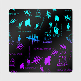 Магнит виниловый Квадрат с принтом Dead by Daylight. в Ухте, полимерный материал с магнитным слоем | размер 9*9 см, закругленные углы | dbd | dead by daylight | esport | games | survival horror | дбд | дед бай дейлайт | игроки | игролюбители | игроманы | игры | киберспорт | мертвы к рассвету