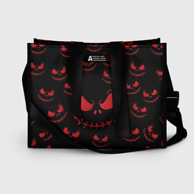 Сумка-шоппер 3D с принтом Хэллоуина 2020 в Ухте, 100% полиэстер | застегивается на металлическую кнопку; внутренний карман застегивается на молнию. Стенки укреплены специальным мягким материалом, чтобы защитить содержимое от несильных ударов
 | 2020 | вампир | ведьма | дети | зомби | конфеты | костюмы на хэллоуин | праздник | приведение | пятница 13 | радость | скилет | тыква | хэллоуин | череп