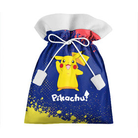 Подарочный 3D мешок с принтом ПИКАЧУ / PIKACHU в Ухте, 100% полиэстер | Размер: 29*39 см | anime | manga | pikachu | pokemon | pokemons | аниме | детектив | кино | манга | мультфилтфильм | муьлт | пикачу | покемон | покемоны | фильм