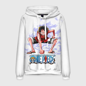 Мужская толстовка 3D с принтом One Piece в Ухте, 100% полиэстер | двухслойный капюшон со шнурком для регулировки, мягкие манжеты на рукавах и по низу толстовки, спереди карман-кенгуру с мягким внутренним слоем. | Тематика изображения на принте: lucy | luffy monkey | mugiwara | one piece | straw hat | большой куш | ван пис | луффи | одним куском
