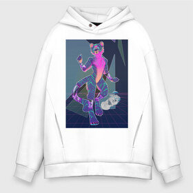 Мужское худи Oversize хлопок с принтом Vaporwave 2020-055 в Ухте, френч-терри — 70% хлопок, 30% полиэстер. Мягкий теплый начес внутри —100% хлопок | боковые карманы, эластичные манжеты и нижняя кромка, капюшон на магнитной кнопке | aesthetic | electronica | music | лаунж | музыка | поп | скульптура