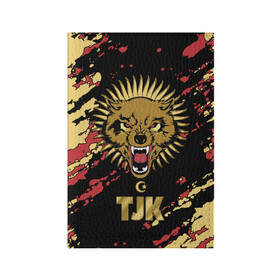 Обложка для паспорта матовая кожа Таджикистан: в Ухте, натуральная матовая кожа | размер 19,3 х 13,7 см; прозрачные пластиковые крепления | crescent | evil | golden | islam | republic | sun | tajikistan | wolf | волк | злой | золотой | ислам | полумесяц | республика | солнце | таджикистан