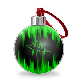 Ёлочный шар с принтом Dead by Daylight. в Ухте, Пластик | Диаметр: 77 мм | dbd | dead by daylight | esport | games | survival horror | дбд | дед бай дейлайт | игроки | игролюбители | игроманы | игры | киберспорт | мертвы к рассвету