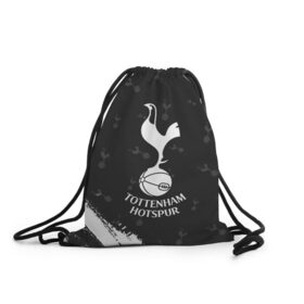 Рюкзак-мешок 3D с принтом TOTTENHAM HOTSPUR / Тоттенхэм в Ухте, 100% полиэстер | плотность ткани — 200 г/м2, размер — 35 х 45 см; лямки — толстые шнурки, застежка на шнуровке, без карманов и подкладки | club | footbal | hotspur | logo | tottenham | знак | клуб | логотип | логотипы | символ | символы | тоттенхэм | форма | футбол | футбольная | футбольный | хотспур